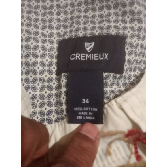 New Cremieux Classic Garment Dyed Shorts Mens 9" Inseam Beige Size 34 NWT - Picture 7 of 10
